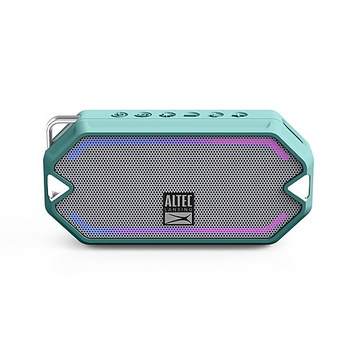 Altec Lansing HydraMini Everything-Proof Bluetooth Speaker, Mint