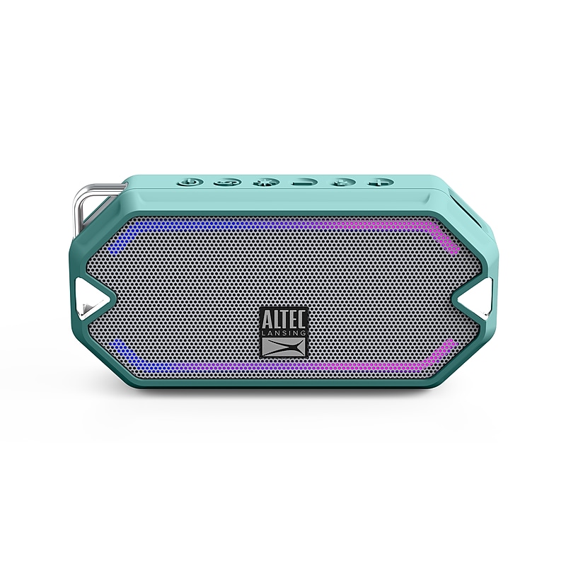 Altec Lansing HydraMini Everything-Proof Bluetooth Speaker, Mint (IMW1000-MTG) image 1