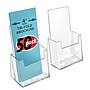 Azar Brochure Holder, 4.125" x 7.25", Vertical, Freestanding, Clear, Acrylic, 50/Pack (252012-50PK)~#|#~A7C47B1F-17E5-401D-9AFD7E66EE45A5AC_sc7