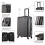 DUKAP Discovery 25.59" Hardside Suitcase, 4-Wheeled Spinner, TSA Checkpoint Friendly, Black (DKDIS00M-BLK)~#|#~A7C630E6-F93B-4985-ADC111B3548A34B8_sc7
