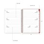 2026 Blue Sky Bespoke Letterpress Camellia 5.875" x 8.625" Calendar Year Weekly & Monthly Planner, Plastic Cover (156229)~#|#~A7C632F0-7DE7-4763-96EC19DDF560A68D_sc7