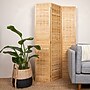 Household Essentials 65.94" Tri‑Fold Decorative Panel Bamboo Screen, Natural (HH2176-1)~#|#~A7C6FDA2-7579-49C0-B3819C6B8235C50D_sc7