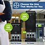 Dixie Ultra SmartStock Tri-Tower Cutlery Station Mini Plastic Dispenser, Heavy-Weight, Black (DUSSTDSP3MINI)~#|#~A7CB3612-0974-477F-84733F0E4E487E0B_sc7