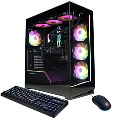 CyberPowerPC Gaming Desktop Computer, AMD Ryzen 7 8700F, Radeon RX