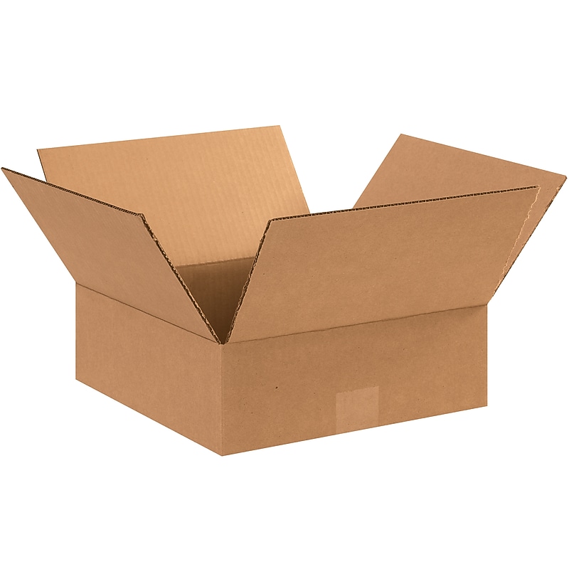 11" x 11" x 4" Shipping Boxes, 32 ECT, 25/Bundle (11114) image 1