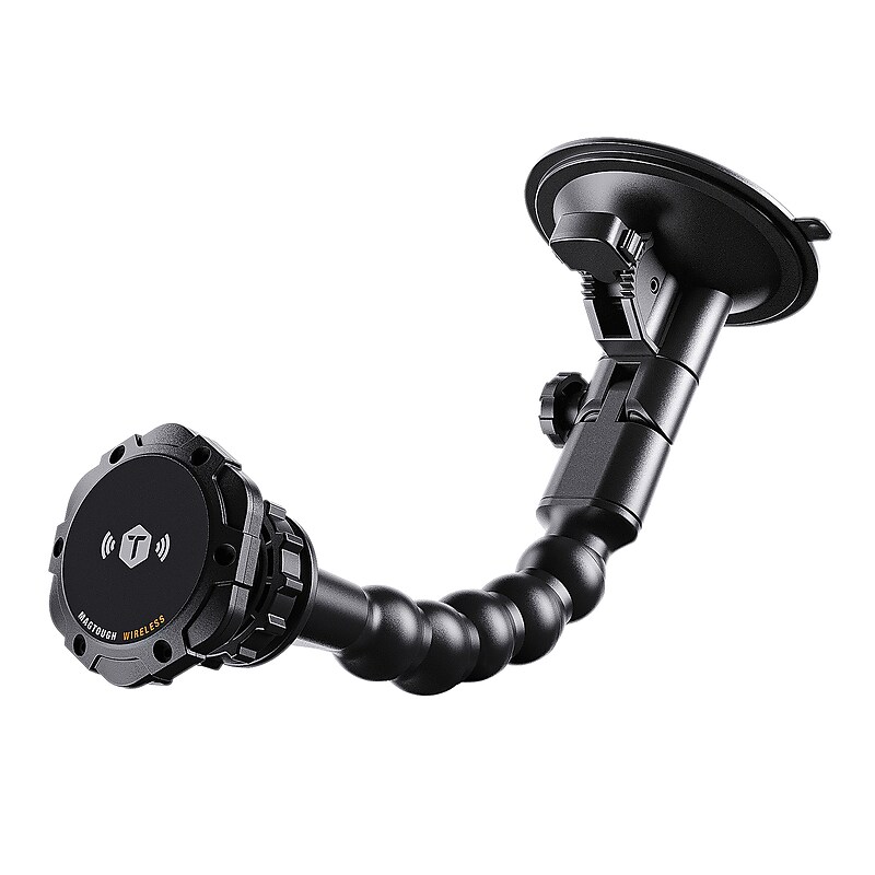 ToughTested Python MagTough 15-Watt Wireless-Charge Glass Mount, Black (TT-4S-WPYTGM) image 1