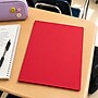 Staples School Grade 2‑Pocket Folders with Fasteners, Red, Letter‑Size Durable Classroom & Office File Folders, 25/Box~#|#~A7E56DC2-4E3C-4678-9A5484F42C601630_sc7