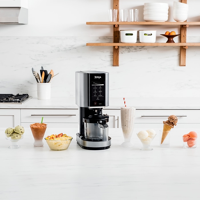 Ninja CREAMi 7-in-1 Ice Cream Maker, Cloud Silver (NC301) | Staples