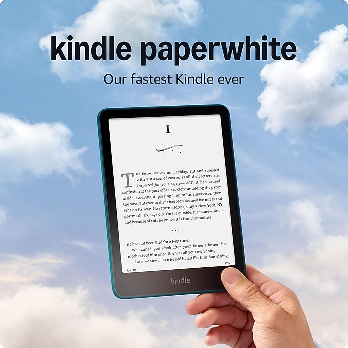Amazon Kindle Paperwhite 7” Waterproof E-Reader, Jade (B0CFPHV9ZN