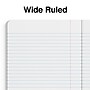 Staples® Composition Notebook, 7.5" x 9.75", Wide Ruled, 100 Sheets, Blue (ST55073)~#|#~A7E9BB4C-1AA8-4BFA-8CA17B369898F806_sc7