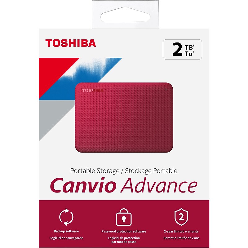 Toshiba HDTCA20XR3AA Canvio Advance Portable Hard Drive image 1
