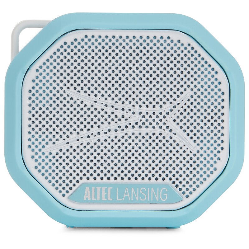 Altec Lansing Wireless Bluetooth HydraTrek Speaker, Aqua/White (IMW1012-AQWT) image 1