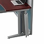 Bush Business Furniture Office in an Hour 63"H x 65"W L-Shaped Cubicle Workstation, Hansen Cherry (WC36494-03STGK)~#|#~A7EE1375-F87D-4B7A-A3F8AE7D42B58B51_sc7
