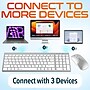 Delton N36 Wireless Keyboard and Optical Mouse Combo, White (DKMN36-WW)~#|#~A7F3C7E2-3CFC-4590-9A680775AA742408_sc7