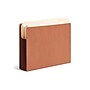 Smead Recycled Reinforced File Pocket, 5" Expansion, Letter Size, Dark Brown/Redrope, 10/Box (73691)~#|#~A7F618C7-653B-4E2C-99FD3F7A00CAD9C9_sc7
