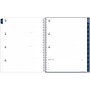 2025 Blue Sky inkWELL Press Twilight Blooms 8.5" x 11" Weekly & Monthly Planner, Plastic Cover, Blue/Yellow (152447)~#|#~A7FAD68A-733C-4244-A27686D0670FA0EA_sc7