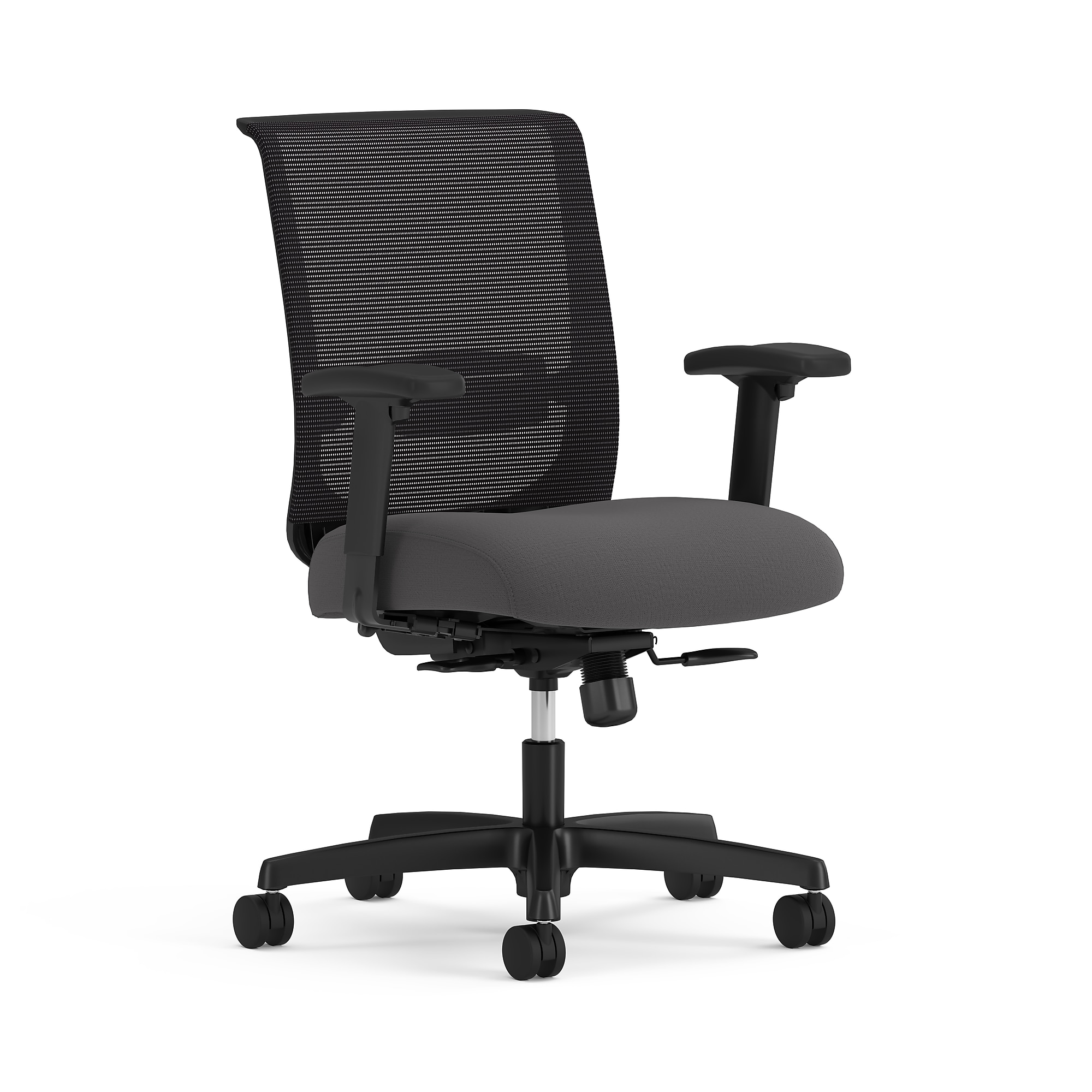 HON Convergence Mesh/Fabric Swivel Task Chair, Charcoal/Black (HCT1MM.Y1.A.H.M.HAML17.AL.SB.T) Sansujyuku sansujyuku.com