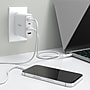 Staples TECH GaN USB-A/USB-C Wall Charger with Cable, 100W, White (ST62314)~#|#~A7FC176C-DABE-49B9-86814110B636541D_sc7