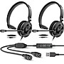 Delton T30Y Training Headset with Master Adapter, Computer Headset Splitter Training Supervising Coaching Bundle (DWHT230Y)~#|#~A800D3EB-1BF7-43BE-87B71CA93AC36FD1_sc7
