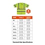 GloWear 8367 High Visibility Short Sleeve T-Shirt, ANSI Type R Class 3, Lime, 4XL (22038)~#|#~A808C80F-9E2E-414A-9F79B44BDE3D02E8_sc7
