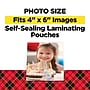 Scotch Laminating Photo Pouches, Photo Size, 9.5 Mil., 5/Pack (PL900G)~#|#~A80AF575-2D46-48AE-9492F076BEF43A48_sc7