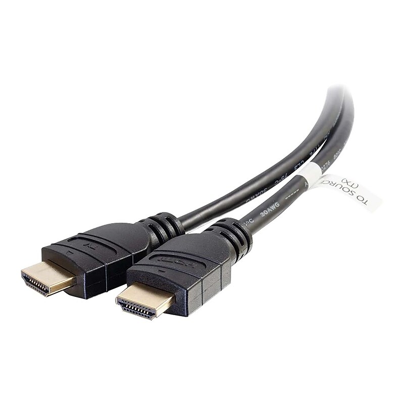C2G 35' HDMI Ethernet Cable, 26 AWG, Black (41414) image 1