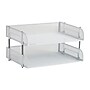 Mind Reader Metal Side Loading Stackable Letter Tray, White (ESTACK2-WHT)~#|#~A80DE203-C3FB-4007-83062BE850E62AE0_sc7