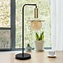 Lalia Home Studio Loft Oslo 24" LED Table Lamp, Matte Black/Antique Brass Plated (LHT-4002-BK)~#|#~A80F4179-2A25-48D1-8970D4D8D42B3D5D_sc7