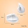 Logitech Lift for Mac Wireless Ergonomic Vertical Optical USB Mouse, White (910-006471)~#|#~A81549E4-F928-4FEE-B5EEC95B95DDC4C8_sc7