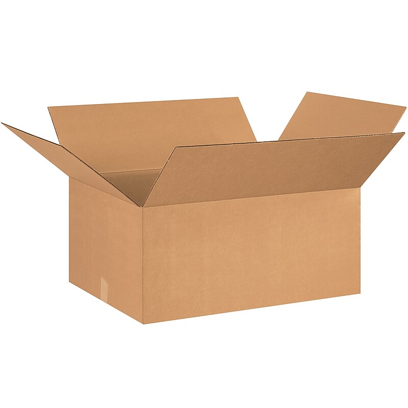 26" x 22" x 12" Shipping Boxes, 32 ECT, 15/Bundle (262212) image 1