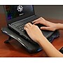 Enhance Cryogen 5 Adjustable Laptop Cooling Pad Stand with 1 Fan, 2 USB Ports, Black (ENGXC50100BLWS)~#|#~A81646C5-98DE-40F5-AD4CBE47F4652E69_sc7