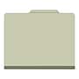 Medical Arts Press Pressboard Classification Folder, 2 Dividers, 2" Expansion, Letter Size, Green, 10/Box (DV-T42-26-3GRN)~#|#~A8187D05-88FE-4083-84BF0905A99BD93E_sc7