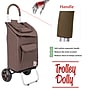 Trolley Dolly Standard Folding Hand Truck, 110 lb. Capacity, Brown (01-061)~#|#~A8189FAA-172F-4CA7-B6E5CF4B0BB5855F_sc7