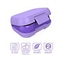 bentgo Kids Snack Container, 2-Compartment, Purple, 12 oz. (BGKDSNK-P)~#|#~A819DEDC-0195-47B2-A7B19D9CF084F7CA_sc7
