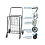 Mount-It! Rolling Utility Shopping Cart with Double Basket, 66 Lbs., Black (MI-907)~#|#~A822F58C-E13C-446D-A7CB5333AD517AED_sc7