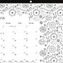 2026 Blueline DoodlePlan 10.875" x 17.75" Monthly Desk Pad Coloring Calendar, Black/White (C2917001)~#|#~A82569E4-48A1-4422-AC1E7D72C0A9460E_sc7