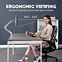 Fellowes Platinum Series Adjustable Arm, Up to 40" Monitor, Silver (8056401)~#|#~A826577B-C7BE-4784-AE17BC1892A358FF_sc7