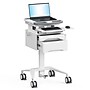 Mount-It! MedHub Mobile Medical Cart Workstation with Drawers and Locking Caster Wheels, White/Grey (MI-16004)~#|#~A827D744-ED80-43F1-BA91FFD65D94B81F_sc7