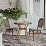 Flash Furniture Lourdes Indoor/Outdoor French Bistro Table, Black/White (SDA64280BKWHNA)~#|#~A82FB12B-8DC8-445F-81A394A4526ACDB6_sc7
