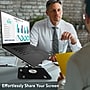 Uncaged Ergonomics 10.2" x 10" Metal Swivel Laptop Stand 2.0, Black (SLS-Black)~#|#~A832B5BB-6AD6-4544-BF9ACDDDA548A3A7_sc7
