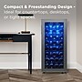 TCL LED Display Wine Cooler, 3.4 Cu. Ft., Stainless Steel (TRW38F6AS)~#|#~A8343F31-83E6-407B-BB7E6964F320C57F_sc7