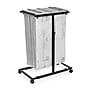 AdirOffice Blueprint Metal Mobile File Cart with Lockable Wheels, Black (614-BLK)~#|#~A83B8606-3E6F-4CB9-8FA37EBAD01465FE_sc7