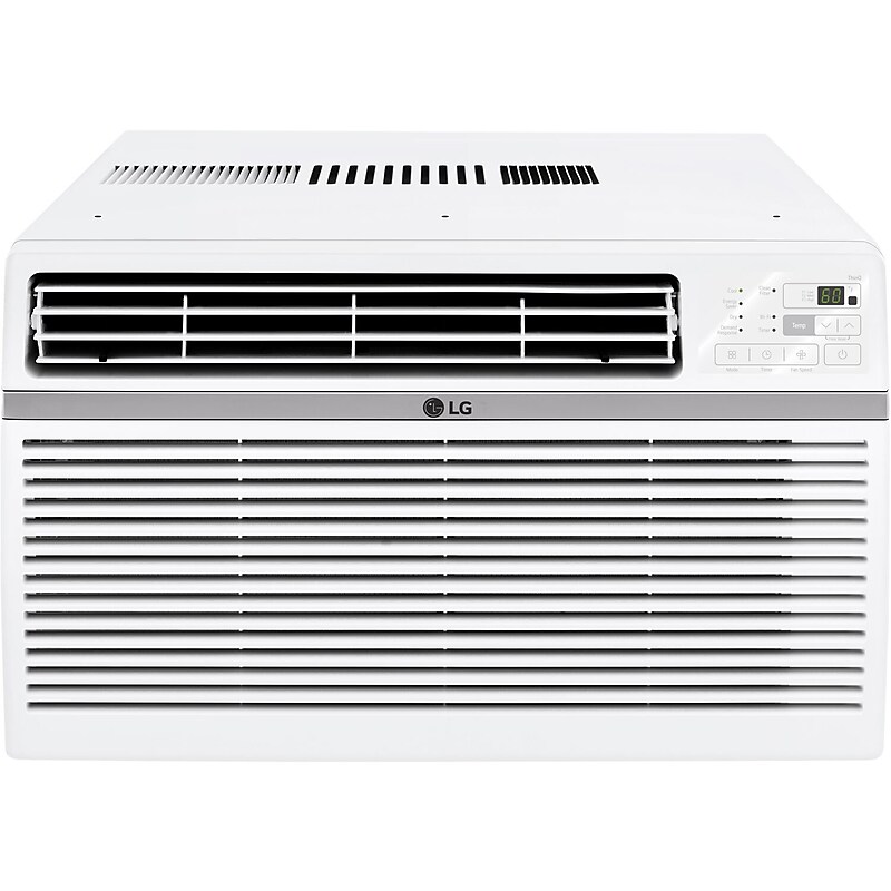 LG 230-Volt 24,500 BTU Window Air Conditioner with Remote, White (LW2524RD) image 1