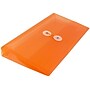 JAM Paper Premium Plastic Filing Envelope with Button & String Closure, Orange, 3/Pack (921B1ORX3)~#|#~A843B2BB-FCA6-41F3-AB50B96613F0F1C1_sc7