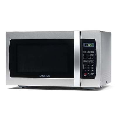 Farberware Professional 1.3 Cu. Ft. Countertop Microwave, Stainless Steel (FMO13AHTBKE) Simolary simolary.com