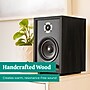 Electrohome McKinley 2.0 Stereo Bluetooth Bookshelf Speakers with Built-in Amplifier, Black  (EB30B)~#|#~A847B753-23AE-4901-A966FFD785244583_sc7