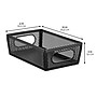 mDesign Steel Organizer, Matte Black (25985) ~#|#~A84976D0-2FC6-4F73-B981CCAF037349BE_sc7