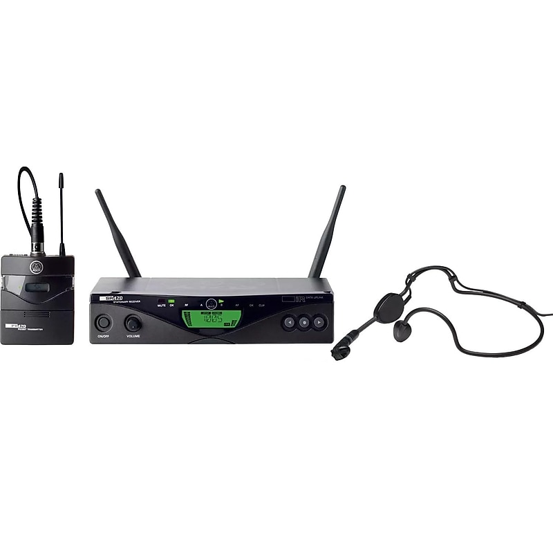 AKG WMS470 Wireless Noise Canceling Microphone System, Black (3308H00370) image 1