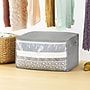Whitmor 17" x 24" Storage Bag with Window, Gray (5455-12083)~#|#~A84B5E52-DD09-4EE9-92204250B09D55BB_sc7