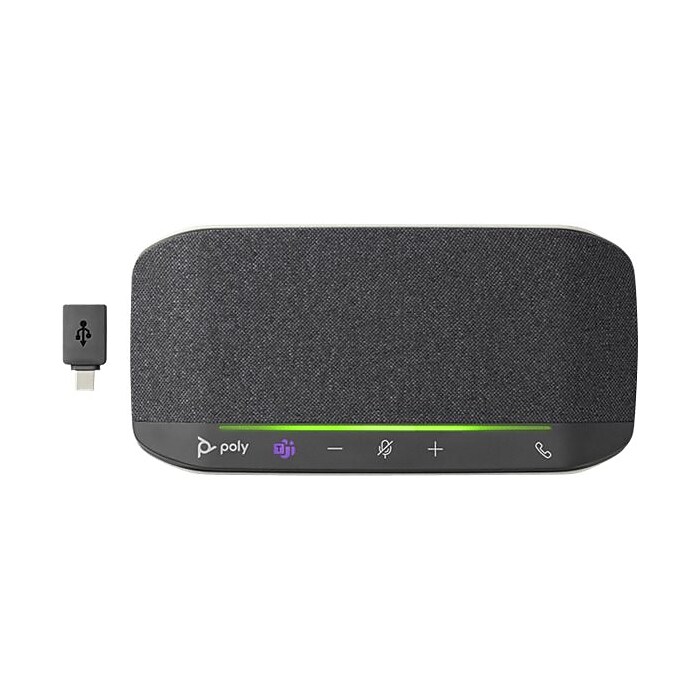 Poly Sync Smart Speakerphone, Black/Silver (77P34AA) | Staples